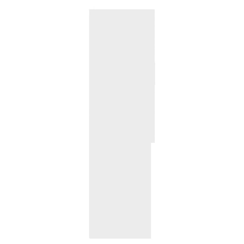 vidaXL Washing Machine Cabinet White 70.5x25.5x90 cm