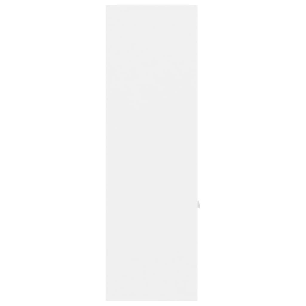 vidaXL Book Cabinet White 98x30x98 cm Engineered Wood