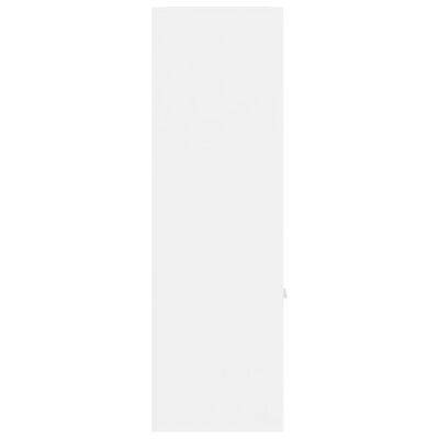 vidaXL Book Cabinet White 98x30x98 cm Engineered Wood, white vidaXL Book Cabinet White 98x30x98 cm Engineered Wood