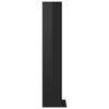 vidaXL CD Cabinet High Gloss Black 21x20x88 cm Engineered Wood