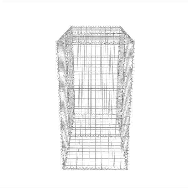vidaXL Gabion Basket Galvanised Steel 100x50x100 cm