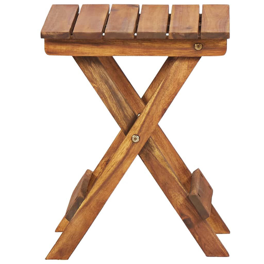 vidaXL Plant Stand 30x30x38 cm Solid Acacia Wood