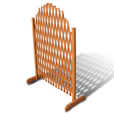 vidaXL Trellis Fence Solid Wood 180x100 cm, brown vidaXL Trellis Fence Solid Wood 180x100 cm