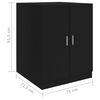 vidaXL Washing Machine Cabinet Black