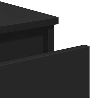 vidaXL Sideboard Black 60x35x76 cm Engineered Wood, black vidaXL Sideboard Black 60x35x76 cm Engineered Wood