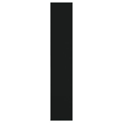 vidaXL Shoe Cabinet Black 54x34x183 cm Engineered Wood, black vidaXL Shoe Cabinet Black 54x34x183 cm Engineered Wood