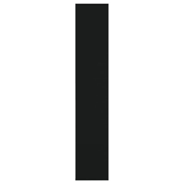 vidaXL Shoe Cabinet Black 54x34x183 cm Engineered Wood