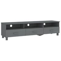 vidaXL TV Cabinet HAMAR Dark Grey 158x40x40 cm Solid Wood Pine, dark grey vidaXL TV Cabinet HAMAR Dark Grey 158x40x40 cm Solid Wood Pine