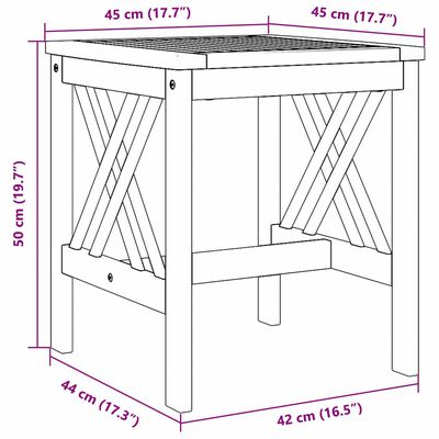 vidaXL Garden Chairs 2 pcs Solid Acacia Wood, brown vidaXL Garden Chairs 2 pcs Solid Acacia Wood