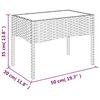 vidaXL 4 Piece Garden Lounge Set with Cushions Black Poly Rattan