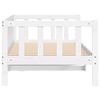vidaXL Day Bed without Mattress White Solid Wood Pine 90x200cm