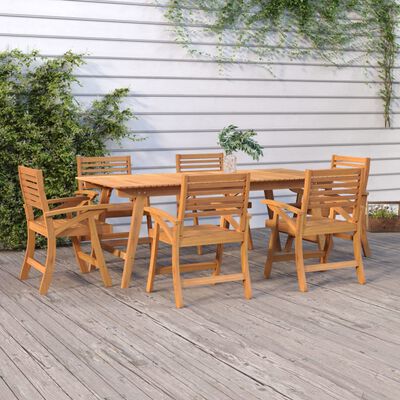 vidaXL Garden Chairs 6 pcs 58x58x87 cm Solid Wood Acacia