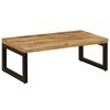vidaXL Coffee Table 100x50x35 cm Solid Mango Wood and Steel