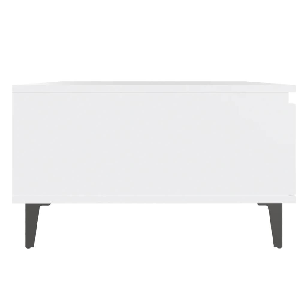 vidaXL Coffee Table White 90x60x35 cm Engineered Wood