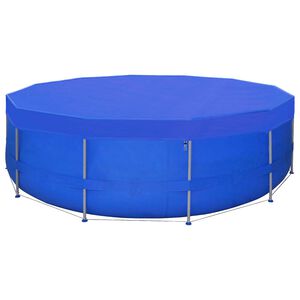 vidaXL Pool Cover PE Round 460 cm 90 g/m&sup2;