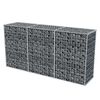 vidaXL Gabion Basket Galvanised Steel 200x50x100 cm