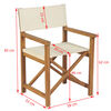 vidaXL Folding Director's Chair Solid Teak Wood