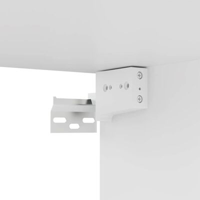 vidaXL TV Cabinet White 100x30x30 cm Engineered Wood, white vidaXL TV Cabinet White 100x30x30 cm Engineered Wood