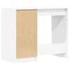 vidaXL Desk White 90x45x76 cm Engineered Wood
