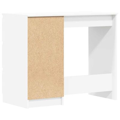 vidaXL Desk White 90x45x76 cm Engineered Wood, white vidaXL Desk White 90x45x76 cm Engineered Wood