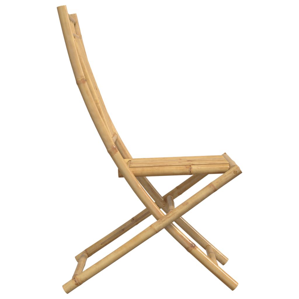 vidaXL Folding Garden Chairs 4 pcs 46x66x99 cm Bamboo