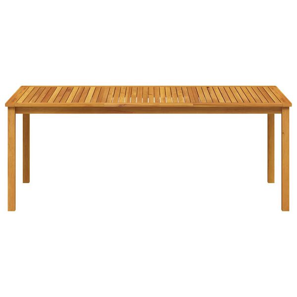 vidaXL Garden Table 200x100x74 cm Solid Acacia Wood