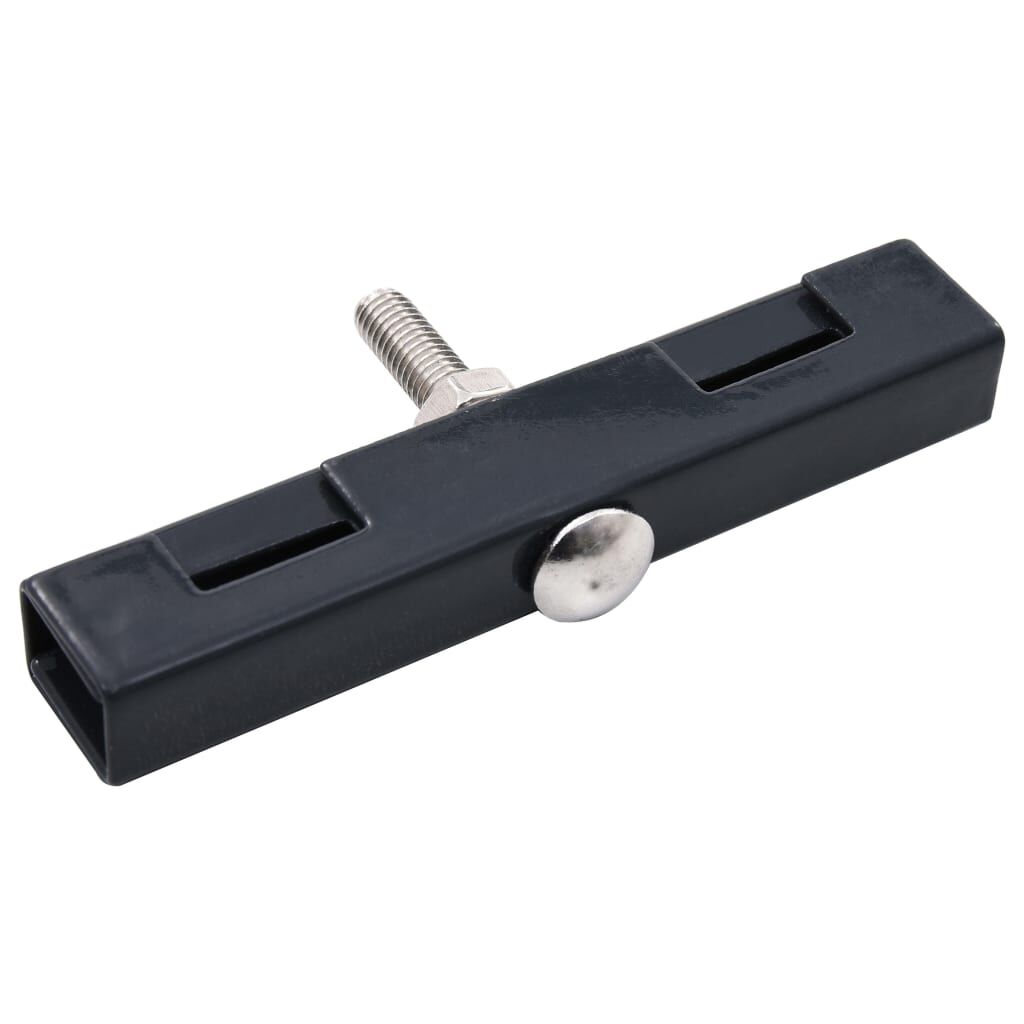 vidaXL Garden U Mat Connector 10 Sets Anthracite