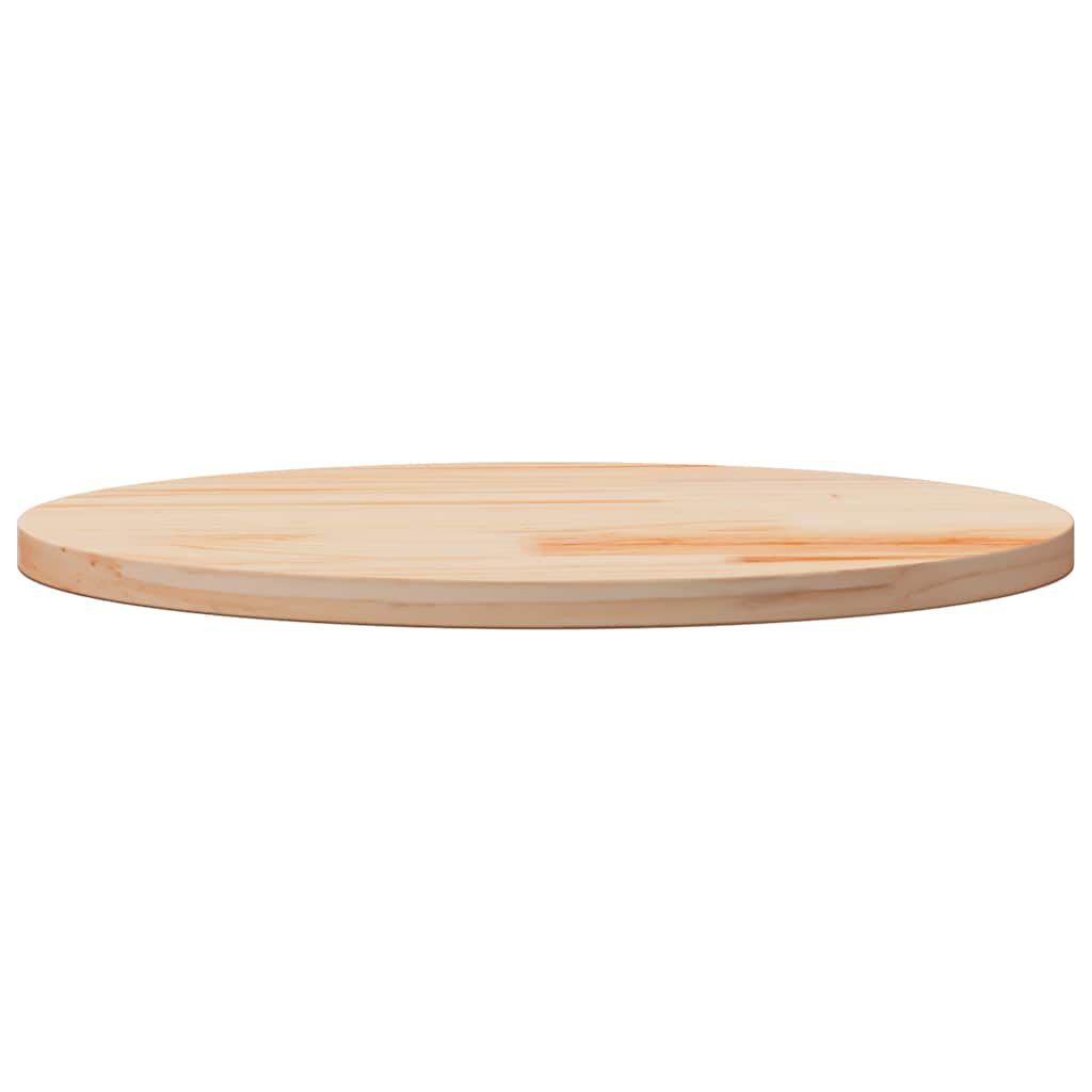 vidaXL Table Top Ø60x2.5 cm Solid Wood Pine