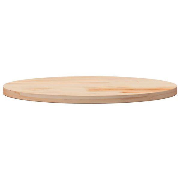 vidaXL Table Top Ø60x2.5 cm Solid Wood Pine