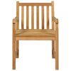 vidaXL 3 Piece Garden Dining Set 80x80 cm Solid Teak Wood