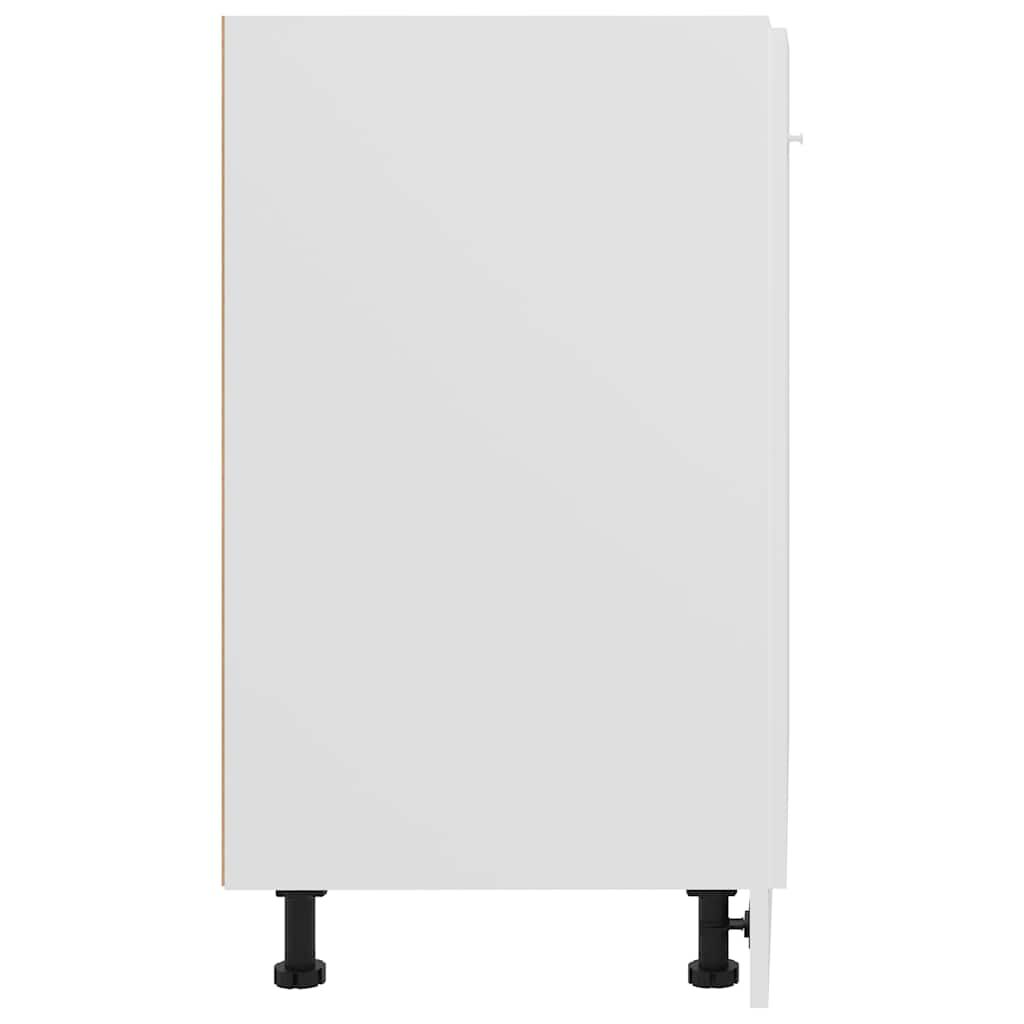vidaXL Bottom Cabinet Lyon White 60x46x81.5 cm Engineered Wood