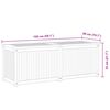 vidaXL Garden Box 150x50x55 cm Solid Wood Teak