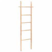 vidaXL Towel Ladder 170 cm Solid Wood Walnut