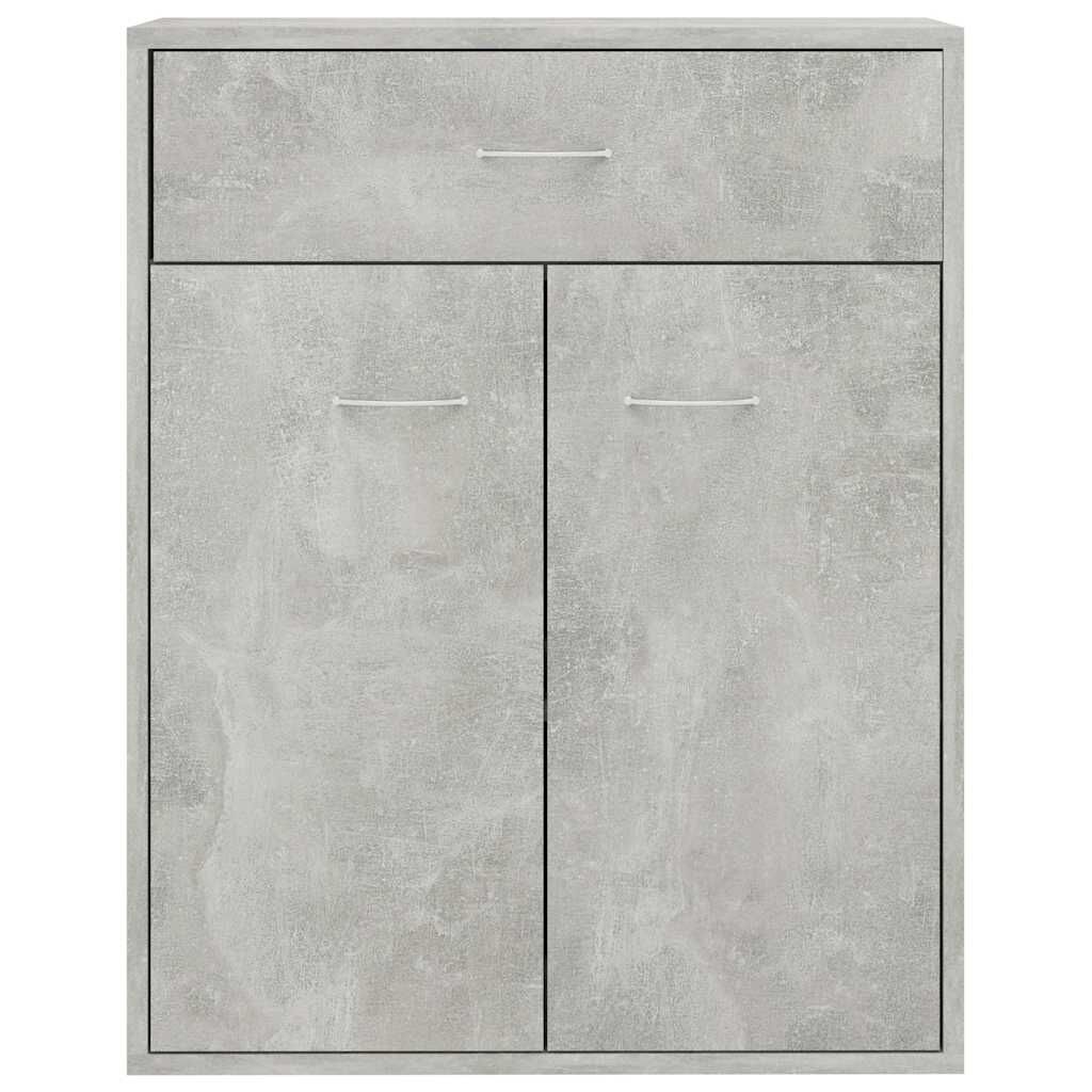 vidaXL Sideboard Concrete Grey 60x30x75 cm Engineered Wood