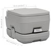 vidaXL Portable Camping Toilet Grey 10+10 L