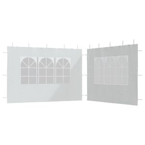 vidaXL Gazebos White PE and Steel