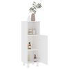 vidaXL Bathroom Cabinet White 30x30x95 cm Engineered Wood