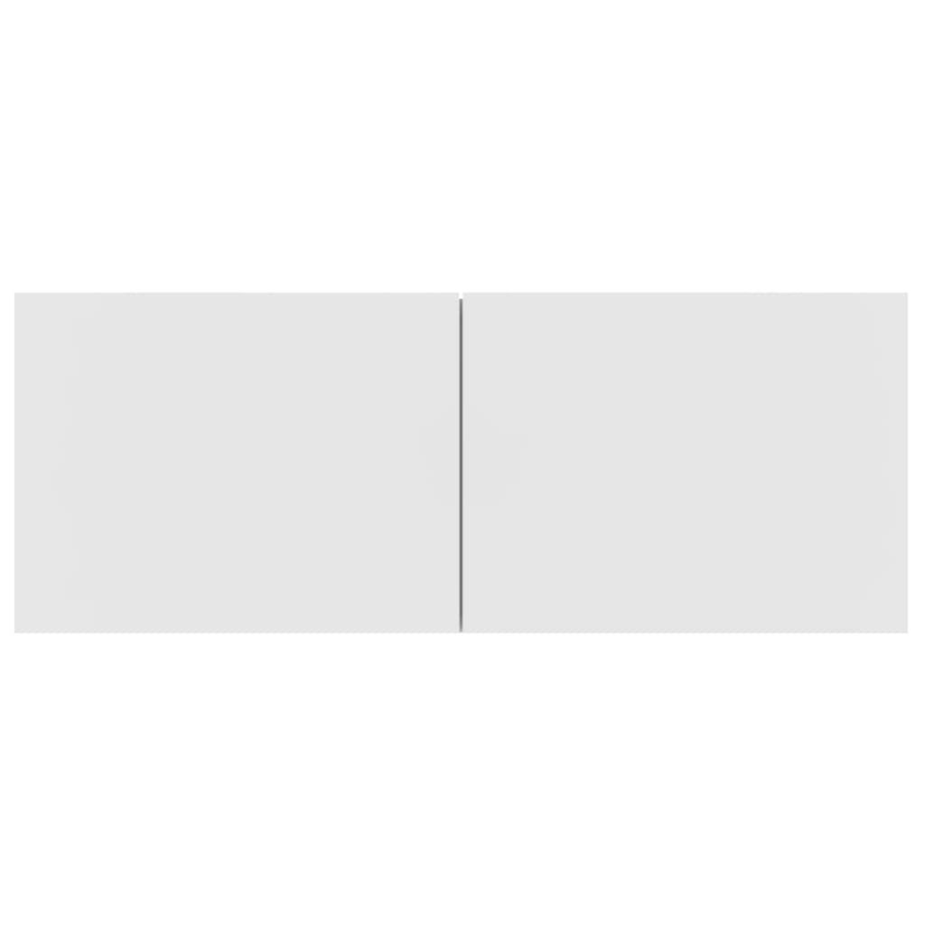 vidaXL TV Cabinets 2 pcs White 80x30x30 cm Engineered Wood