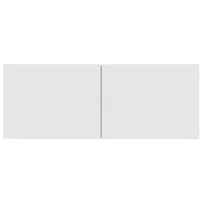 vidaXL TV Cabinets 2 pcs White 80x30x30 cm Engineered Wood, white vidaXL TV Cabinets 2 pcs White 80x30x30 cm Engineered Wood