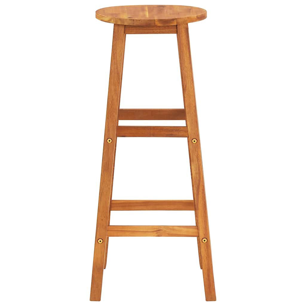 vidaXL Bar Stools 6 pcs Solid Acacia Wood