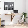 vidaXL Folding Wall Table Oak 100x60 cm