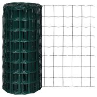 vidaXL Euro Fence Steel 10x0.8 m Green, green vidaXL Euro Fence Steel 10x0.8 m Green