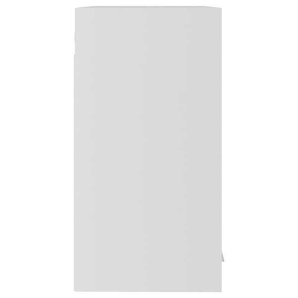 vidaXL Hanging Glass Cabinet Lyon White 60x31x60 cm Engineered Wood