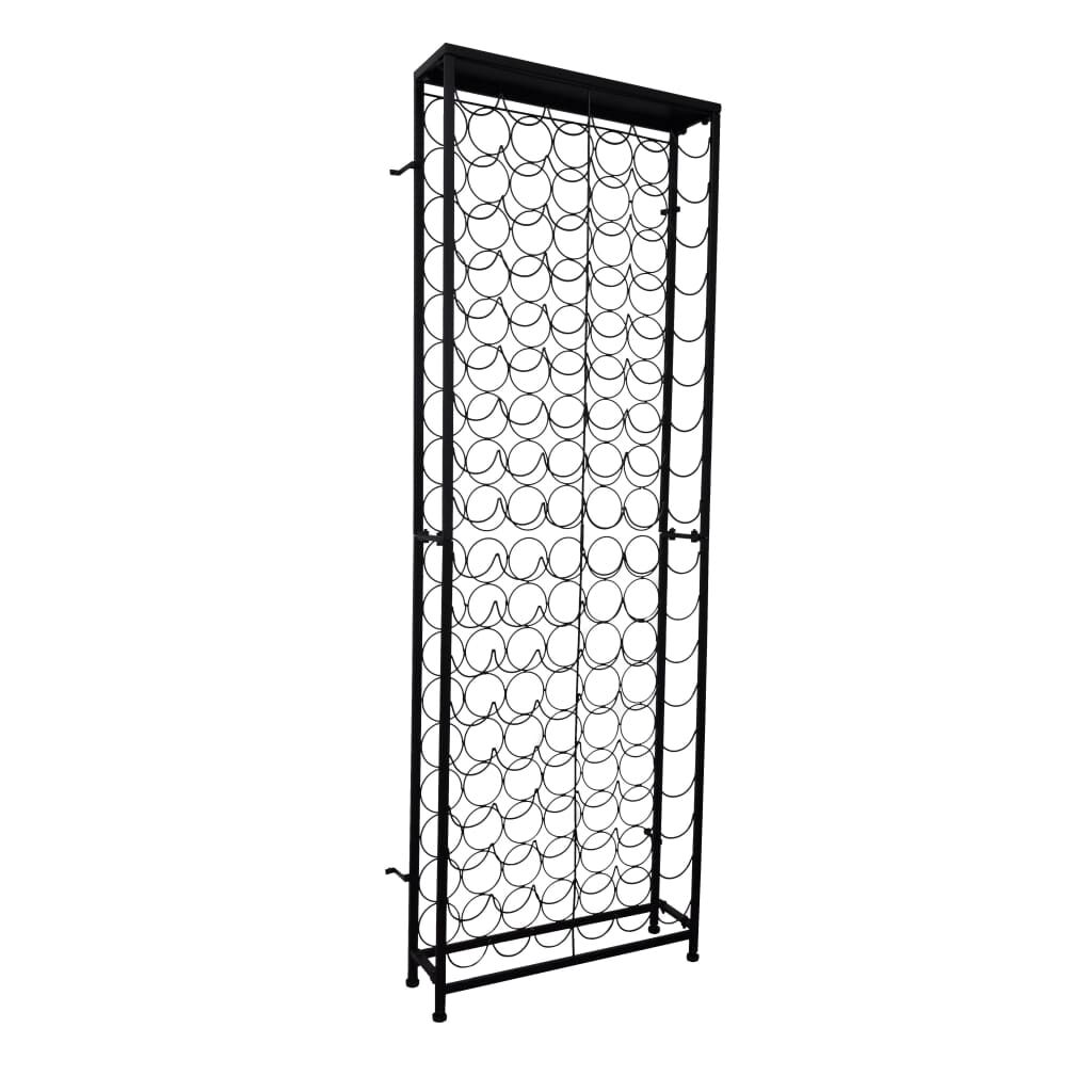 vidaXL Wine Rack for 108 Bottles Metal
