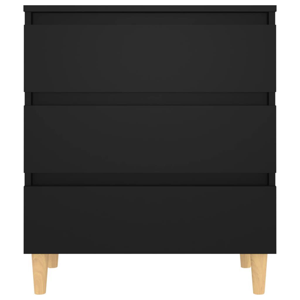 vidaXL Sideboard Black 60x35x69 cm Engineered Wood