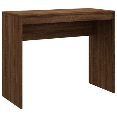 vidaXL Desk Brown Oak 90x40x72 cm Engineered Wood, brown oak vidaXL Desk Brown Oak 90x40x72 cm Engineered Wood