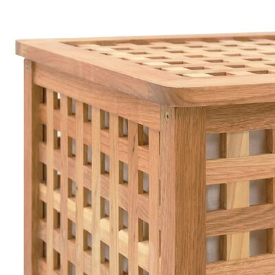 vidaXL Laundry Chest 77.5x37.5x46.5 cm Solid Walnut Wood,  vidaXL Laundry Chest 77.5x37.5x46.5 cm Solid Walnut Wood