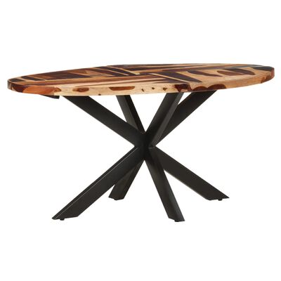 vidaXL Dining Table 160x90x75cm Solid Acacia Wood