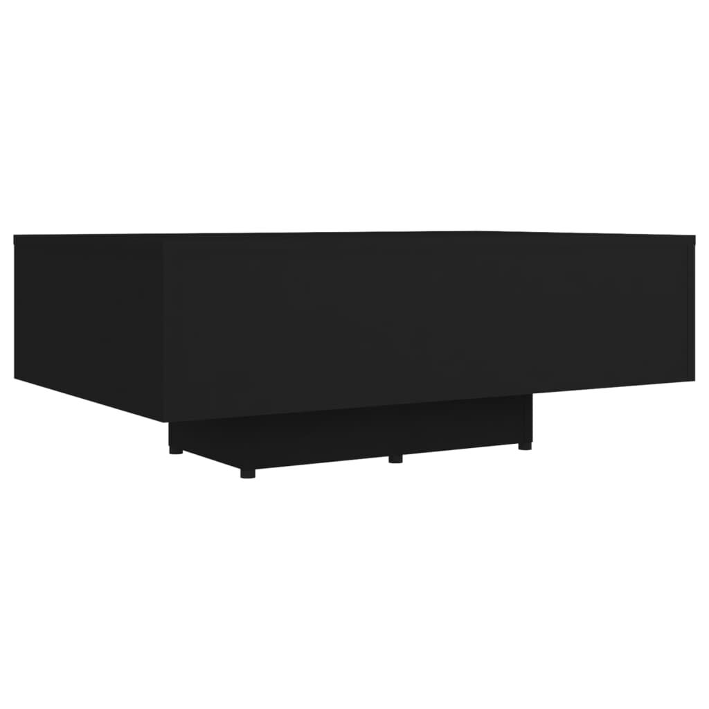 vidaXL Coffee Table Black 85x55x31 cm Engineered Wood