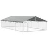vidaXL Outdoor Dog Kennel with Roof 600x300x150 cm